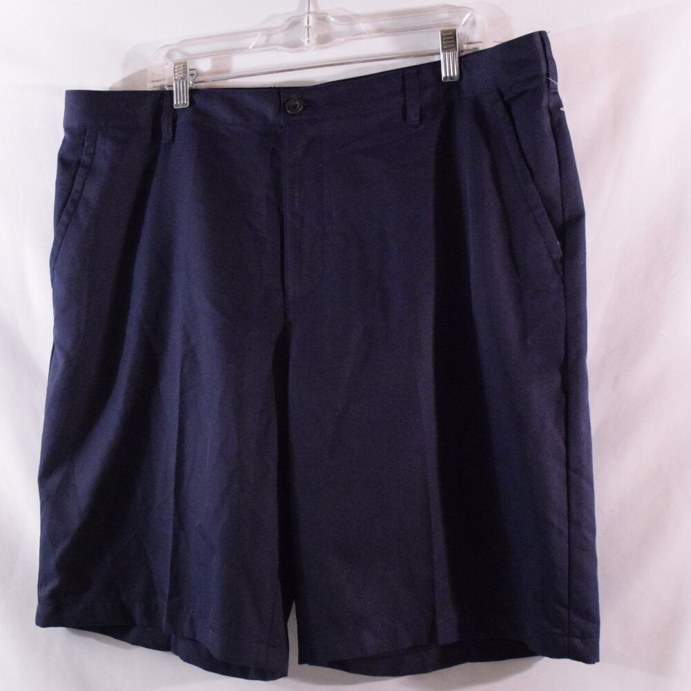 Izod Golf Grip Waist Shorts Men's Navy Blue 42